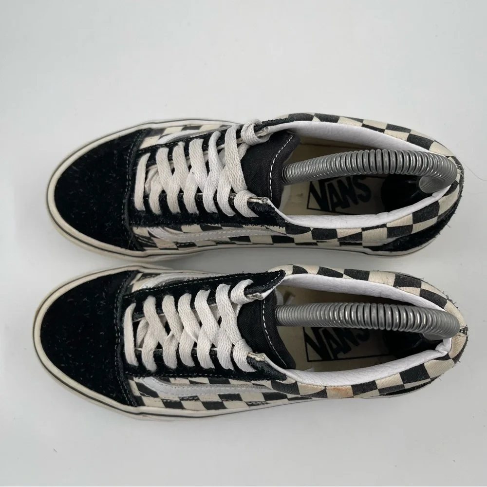 👞Vans Unisex Adults Era Black White Checkerboard Skateboarding Shoe-M/4.5 | W/6